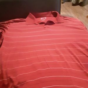Red Striped Polo Shirt